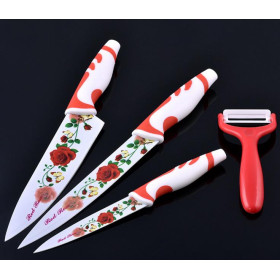 4pcs per set stainless steel kitchen chef knife UDTEK3002